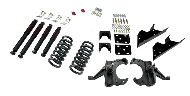 707ND – BELLTECH Lowering Kit, 4 Inch Front/ 6 Inch Rear Drop Nitro Drop Shock Absorbers With Drop Spindle Set/Coil S...